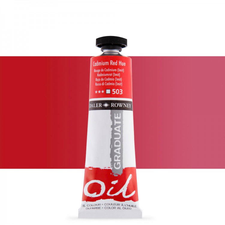  - Daler Rowney Graduate Yağlı Boya 38ml 503 Cadmium Red Hue