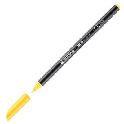 Edding - Edding E-1200 Grafik Kalemi Sarı