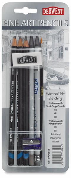 Derwent - Derwent Water Soluble Sketching Kalemler Ve Setleri
